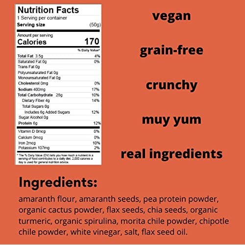Crunchy Veggie Crisp Superfood Snack Packs Smoky Chipotle | Pa...