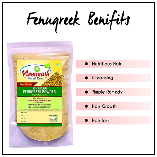 Natural Fenugreek Seeds Powder For Long Hairs Trigonella Foenum