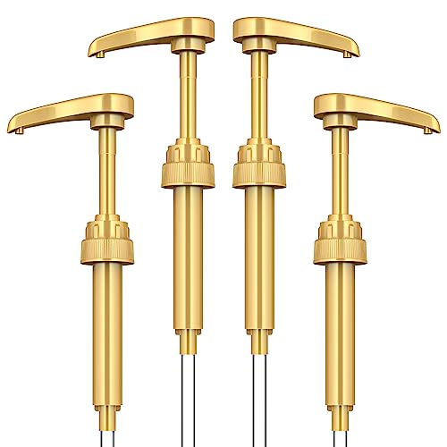 Neosoge Coffee Syrup Pump Dispenser, 4 Packs of Syrup Pump for 7...