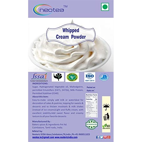 Neotea Whipped Cream Powder for Cake 200 gm 7.05 OZ