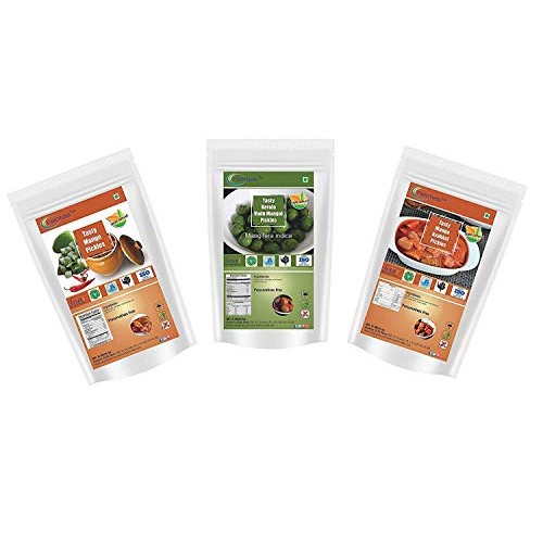 Neotea Tasty And Spicy Manga Avakkai, Vadu Mangai &Amp; Mango Pickle