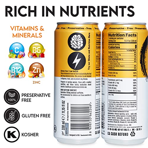 NEOZEN Energy Drink, Pina Colada Flavor - Sugar Free, 132 mg Nat...