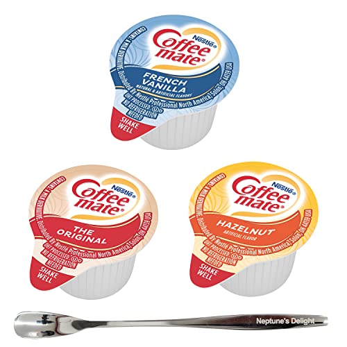Coffee Mate Liquid Creamers 72 Count - 3 Flavor Variety Pack, Fr