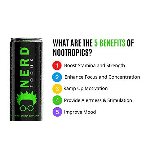 Nerd Focus Zero Calorie | Nootropics And Adaptogens | Vitamin B2