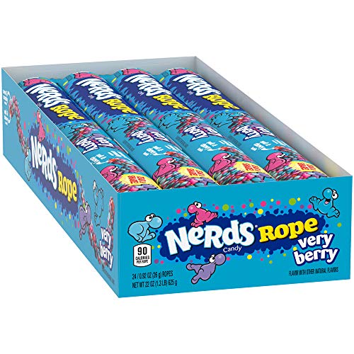 Nerds Rope, Very Berry Candy, 0.92 Ounce, Pack Of 24