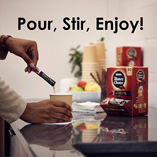 Nescafe Instant Coffee Packets, Tasters Choice Light Roast, 1.7