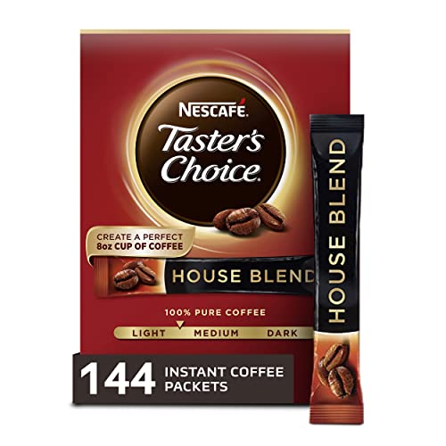 Nescafe Tasters Choice, House Blend Light Medium Roast Instant