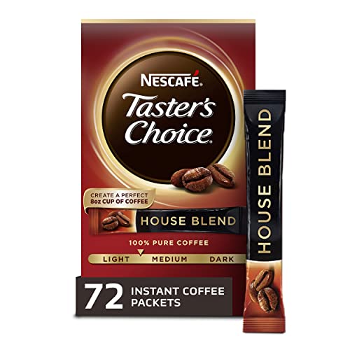 Nescafe Tasters Choice, House Blend Light Medium Roast Instant