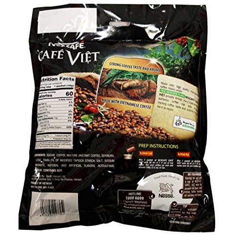 即溶越南黑冰咖啡 Nescafe Cafe Viet Black Iced coffee instant cof...