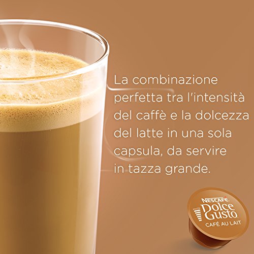 Nescaf? Dolce Gusto Caf? Au Lait Pack Of 3, Total 48 Capsules