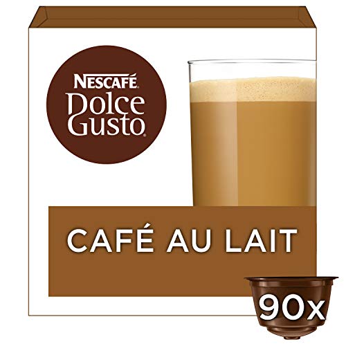 Nescaf? Dolce Gusto Caf? Au Lait Pack Of 3, Total 48 Capsules