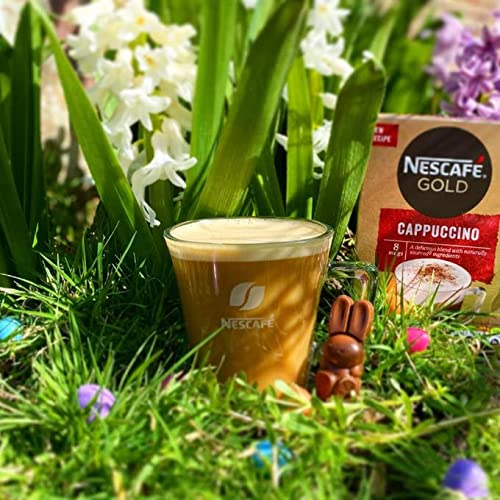 Nescafé Gold Cappuccino Original, 8 Sachets, 136G Pack Of 6, To