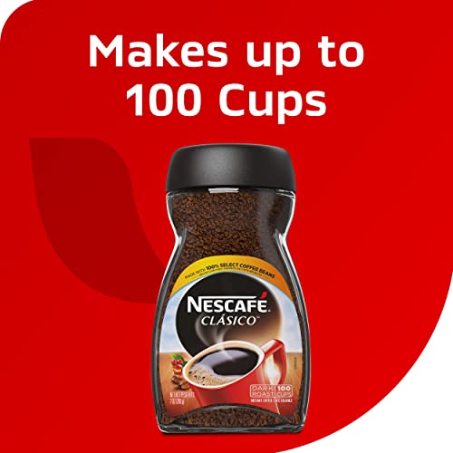 Nescafe Clasico Dark Roast Instant Coffee 7 Ounce Packaging Ma