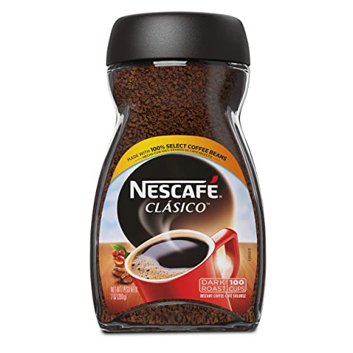 Nescafe Clasico Dark Roast Instant Coffee 7 Ounce Packaging Ma