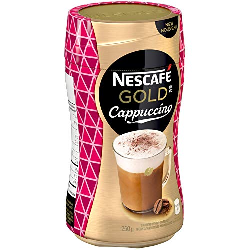 Nescafe Gold Cappuccino Coffee Jar, 250G/8.8 Oz., {Imported From