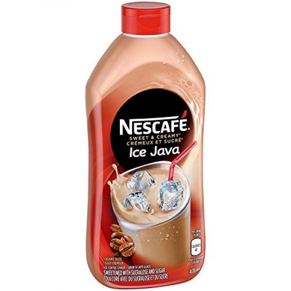 Nescafe Ice Java Coffee Syrup 470ml - Imported from Canada Pack...