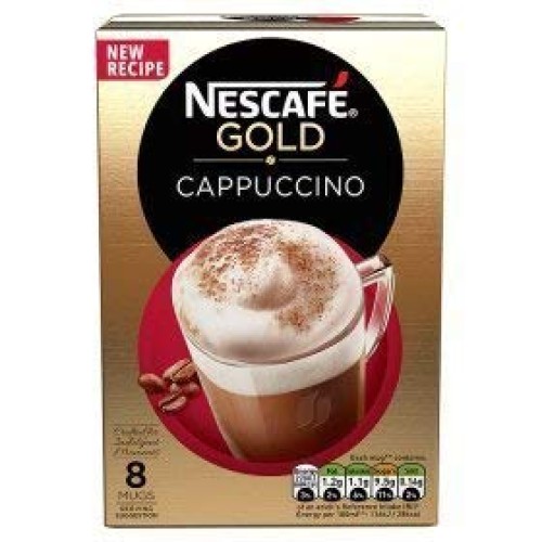Nescafe Instant Cappuccino In Individual Pockets 3 Packs