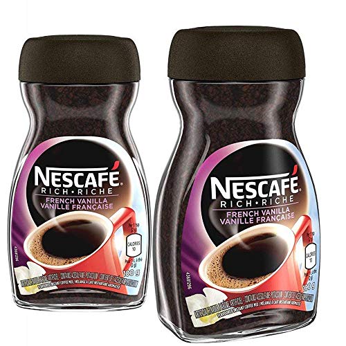 Nescafe Rich Instant Coffee, 100G Jar, 2Pk French Vanilla {Imp