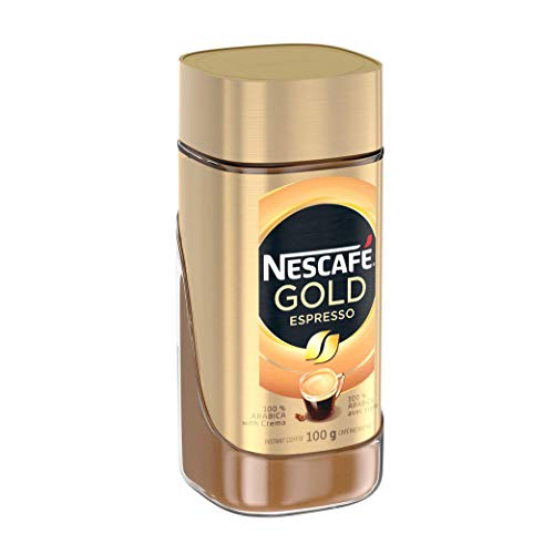 Nescafé Gold Espresso Instant Coffee, 100 G Jar - Imported From