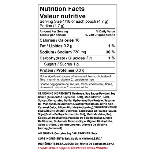 Nesco Bjt-6, Jerky Spice Works, Teriyaki Flavor, 6 Count