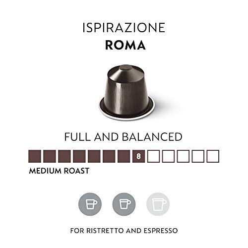 Nespresso Capsules Originalline, Roma Intenso, Medium Roast Coff