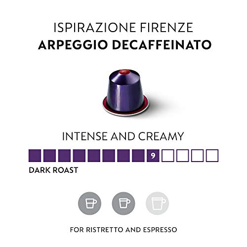 Nespresso Capsules OriginalLine, Arpeggio Decaffeinato, Dark Roa...
