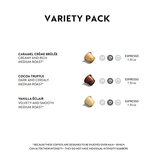 Nespresso Capsules Originalline, Barista Flavored Pack, Mild Roa