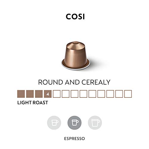 Nespresso Capsules Originalline, Cosi, Mild Roast Espresso Coffe