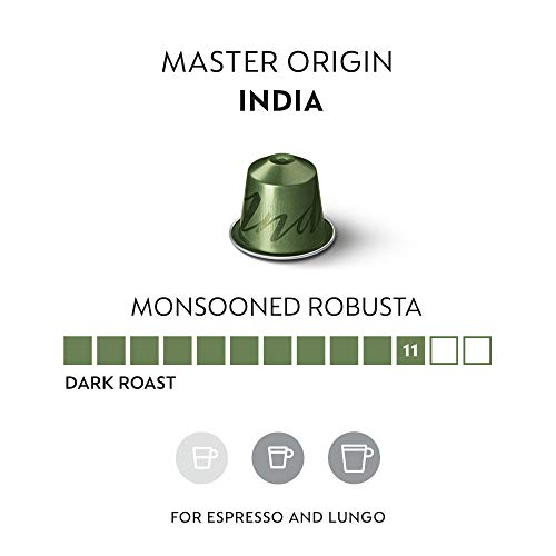 Nespresso Capsules OriginalLine, India Master Origin, Dark Roast...