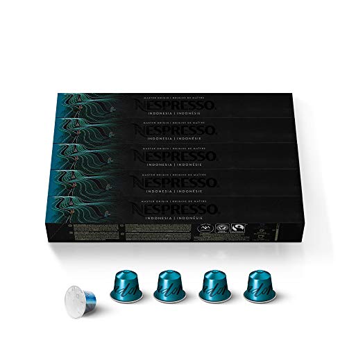 Nespresso Capsules OriginalLine, Indonesia Master Origin ,Dark R...