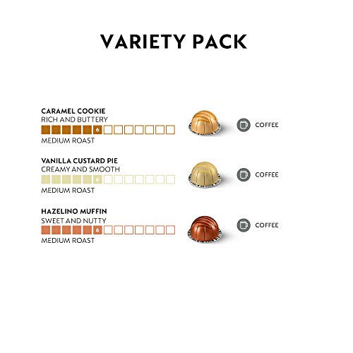 Nespresso Capsules Vertuoline, Barista Flavored Pack, Mild Roast