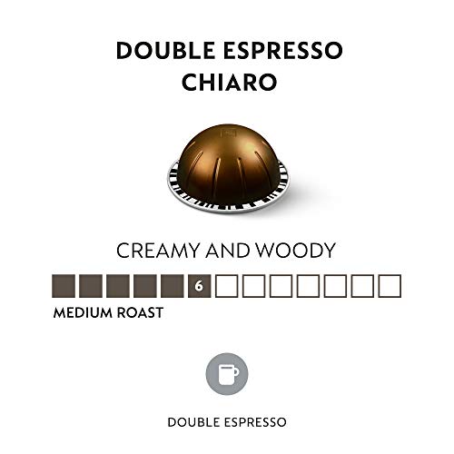 Nespresso Capsules Vertuoline, Double Espresso Chiaro, Medium Ro Nespresso Capsules Vertuoline, Double Espresso Chiaro, Medium Ro