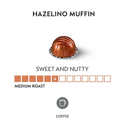 Nespresso Capsules Vertuoline, Hazelino Muffin, Mild Roast Coffe