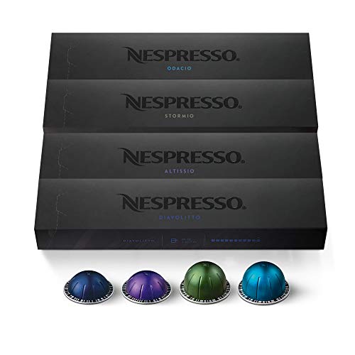 Nespresso Capsules Vertuoline , Intense Variety Pack, Dark Roast