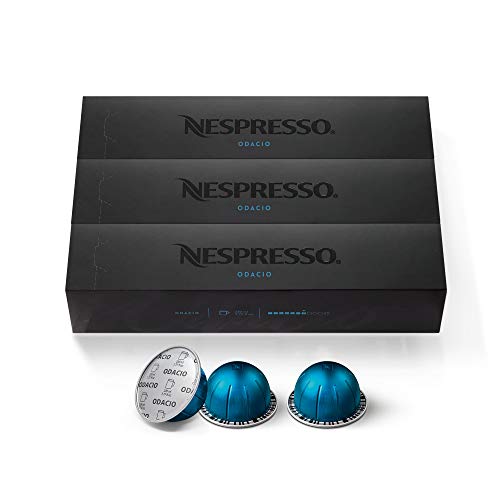 Nespresso Capsules Vertuoline, Odacio, Dark Roast Coffee, 30 Cou