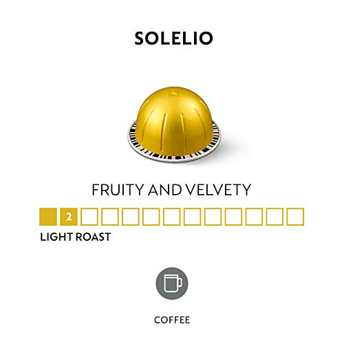Nespresso Capsules Vertuoline, Solelio, Mild Roast Coffee, 30 Co