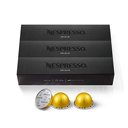 Nespresso Capsules Vertuoline, Solelio, Mild Roast Coffee, 30 Co