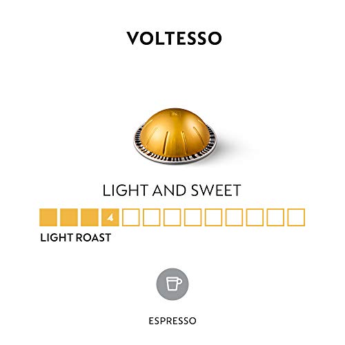 Nespresso Capsules VertuoLine, Voltesso , Mild Roast Espresso Co...