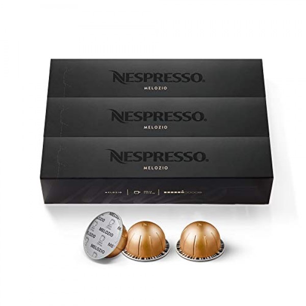 Nespresso Capsules Vertuoline, Melozio, Medium Roast Coffee, 30