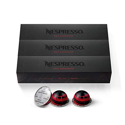 Nespresso Vertuoline Coffee, Half Caffeinato, 30 Capsules