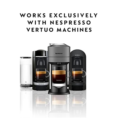 Nespresso Vertuo Fortado Decaffeinato, Gran Lungo, 30 Count Coff Nespresso Vertuo Fortado Decaffeinato, Gran Lungo, 30 Count Coff