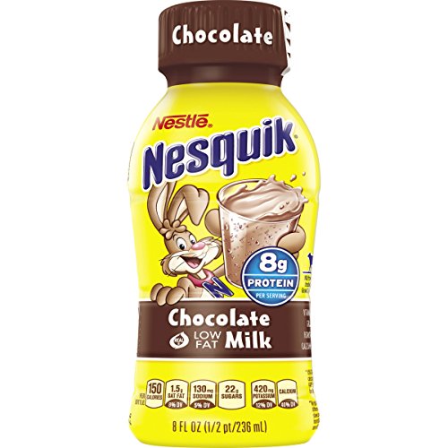 Nestle Nesquik Ready-To-Drink Flavored Milk, 100-Calorie Low Fat Nestle Nesquik Ready-To-Drink Flavored Milk, 100-Calorie Low Fat