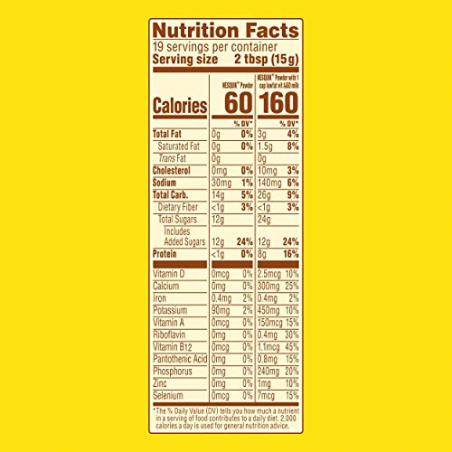 Nesquik Chocolate Cocoa Powder, 9.3 Oz. Tub | Chocolate Milk Powder