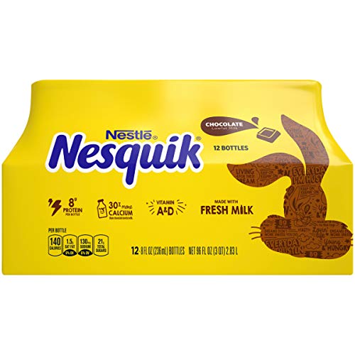 Nesquik Low Fat Chocolate Milk, 8 Fl. Oz., Pack Of 12 – Deliciou
