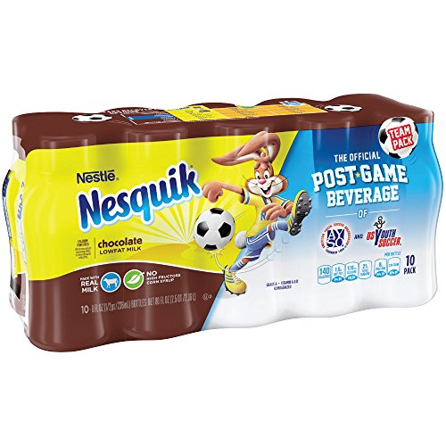 Nesquik Ready To Drink Milk, Chocolate, 8 Ounce., 10 Count