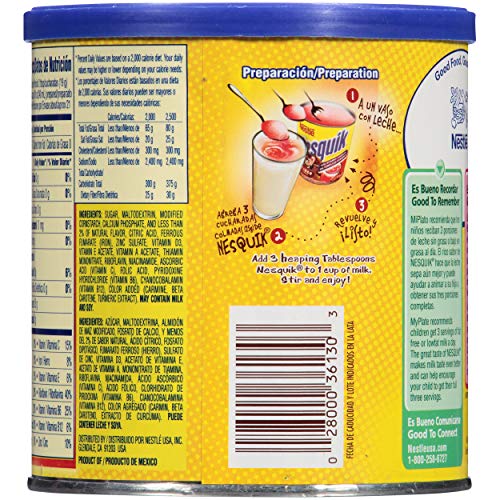 Nesquick Strawberry Flavored Powder