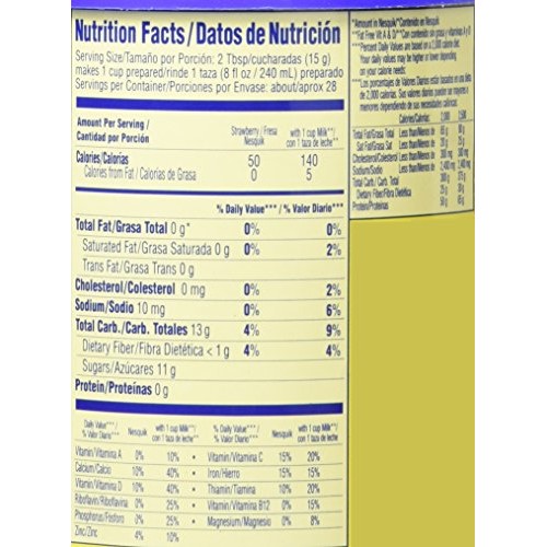 Nesquick Strawberry Flavored Powder