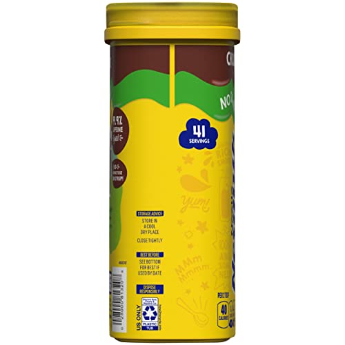 NESTLE NESQUIK No Sugar Added Chocolate Flavored Powder 16 oz. C...