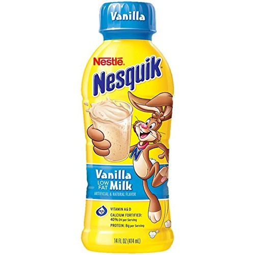 Nestle Nesquik Variety Pack, 5 Flavors, 14 Oz Plastic Bottles, P
