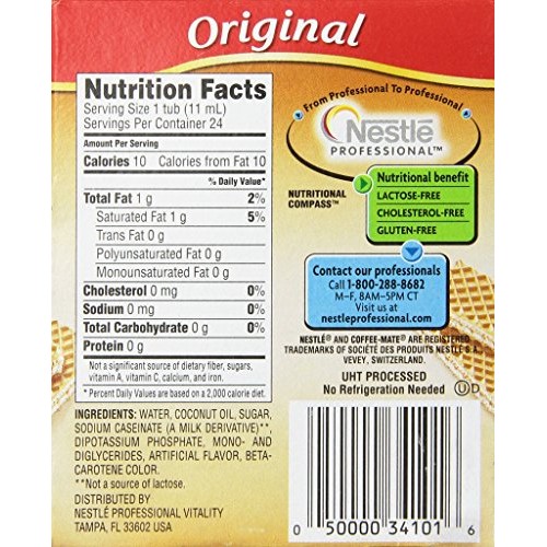 Nestle Coffee-Mate Original Coffee Creamers, .375 Oz, 24 Count